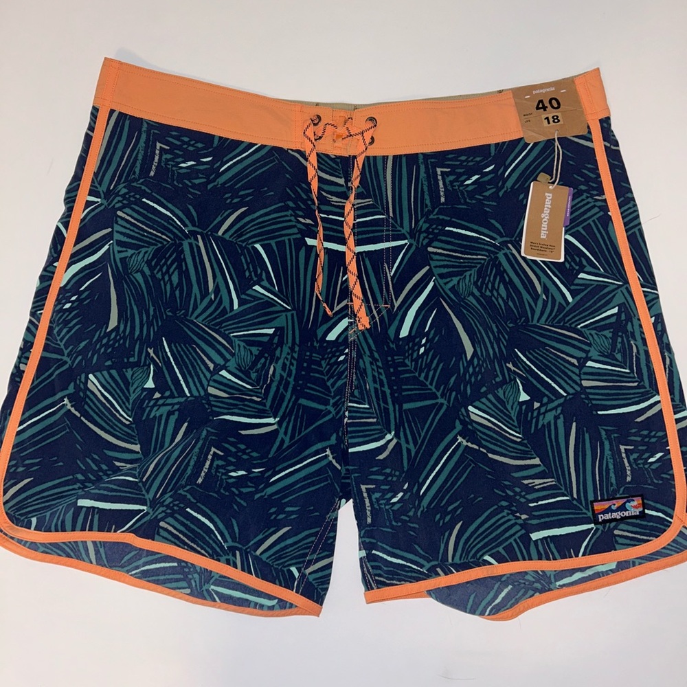 Patagonia men’s stretch Wavefarer board shorts, Tasmanian teal size‎ 40